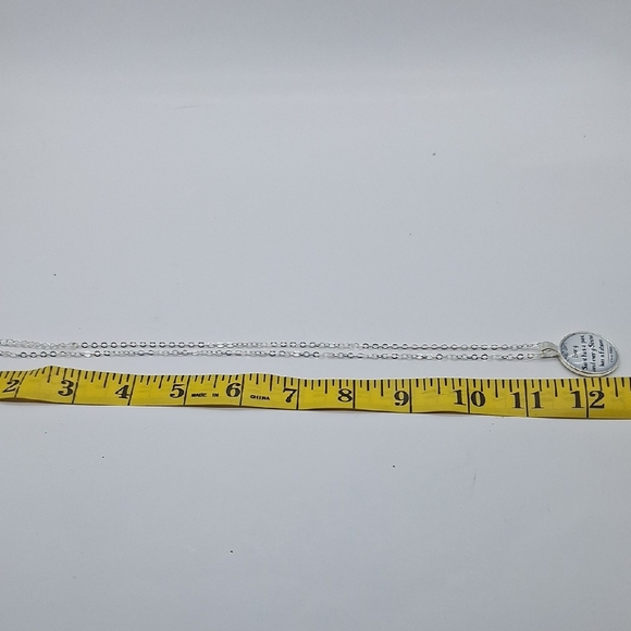 Silver Inspirational Pedant Necklace - Picture 4 of 4